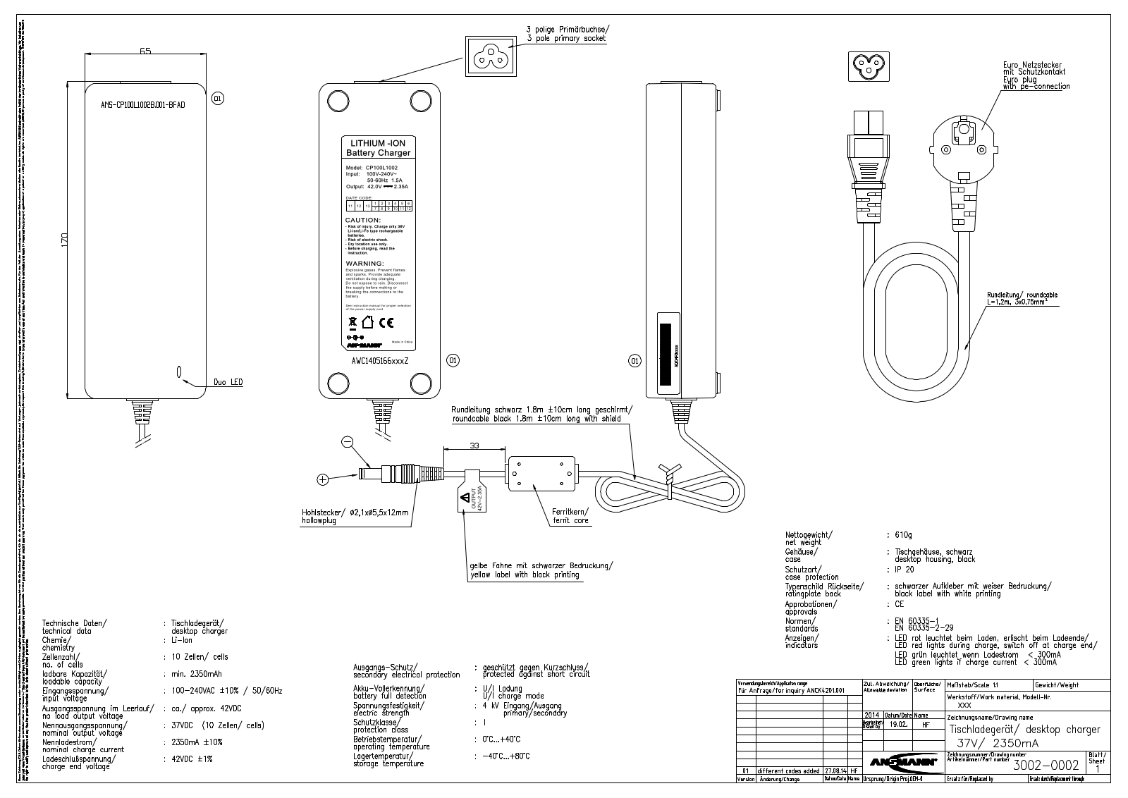 ANSMANN ANS 3002-002 Datasheet - ManualMachine.com