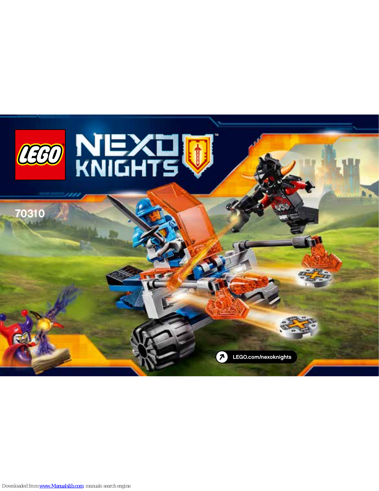 LEGO NEXO KNIGHTS 70310, NEXO KNIGHTS 70311, 70313 Building Instructions