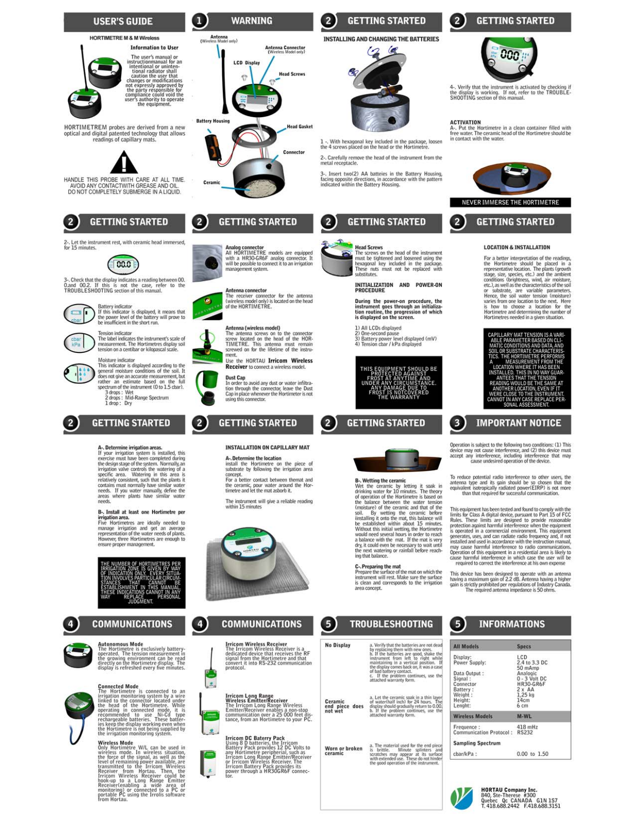 Hortau HOR04183 User Manual