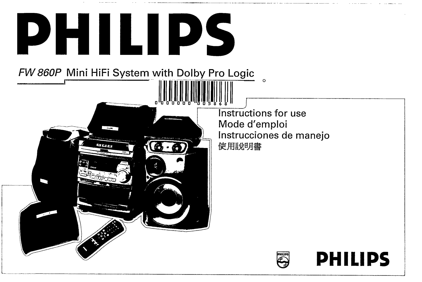 Philips FW860P/21 User Manual