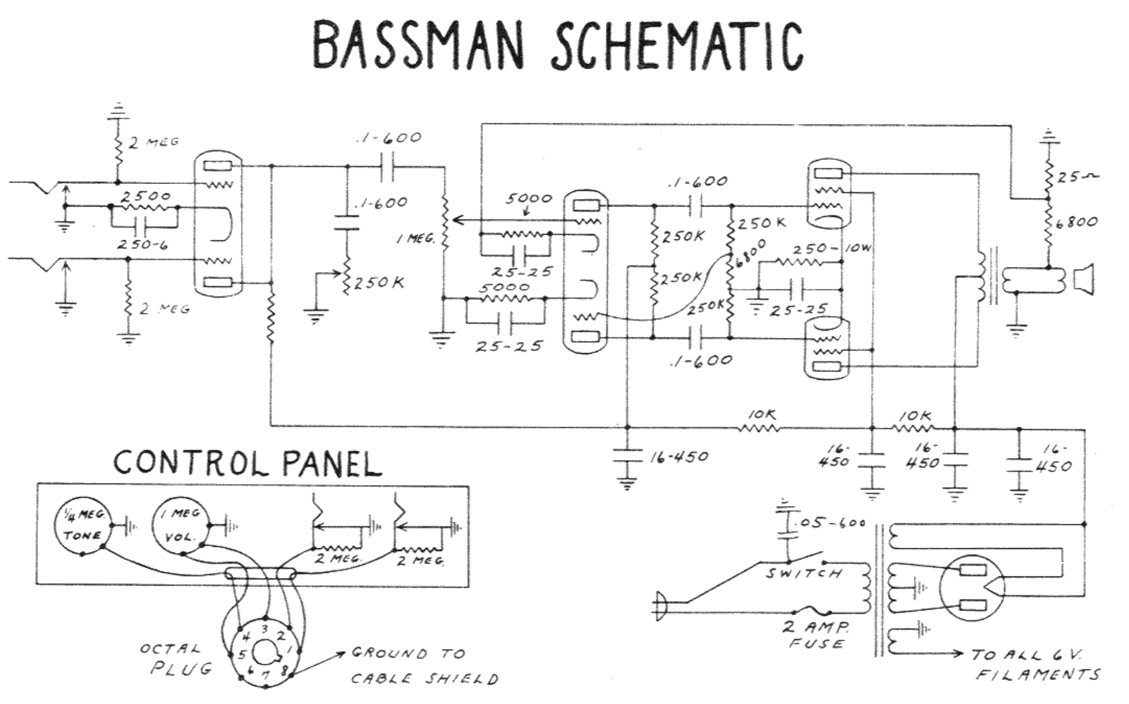 Fender sf schematic