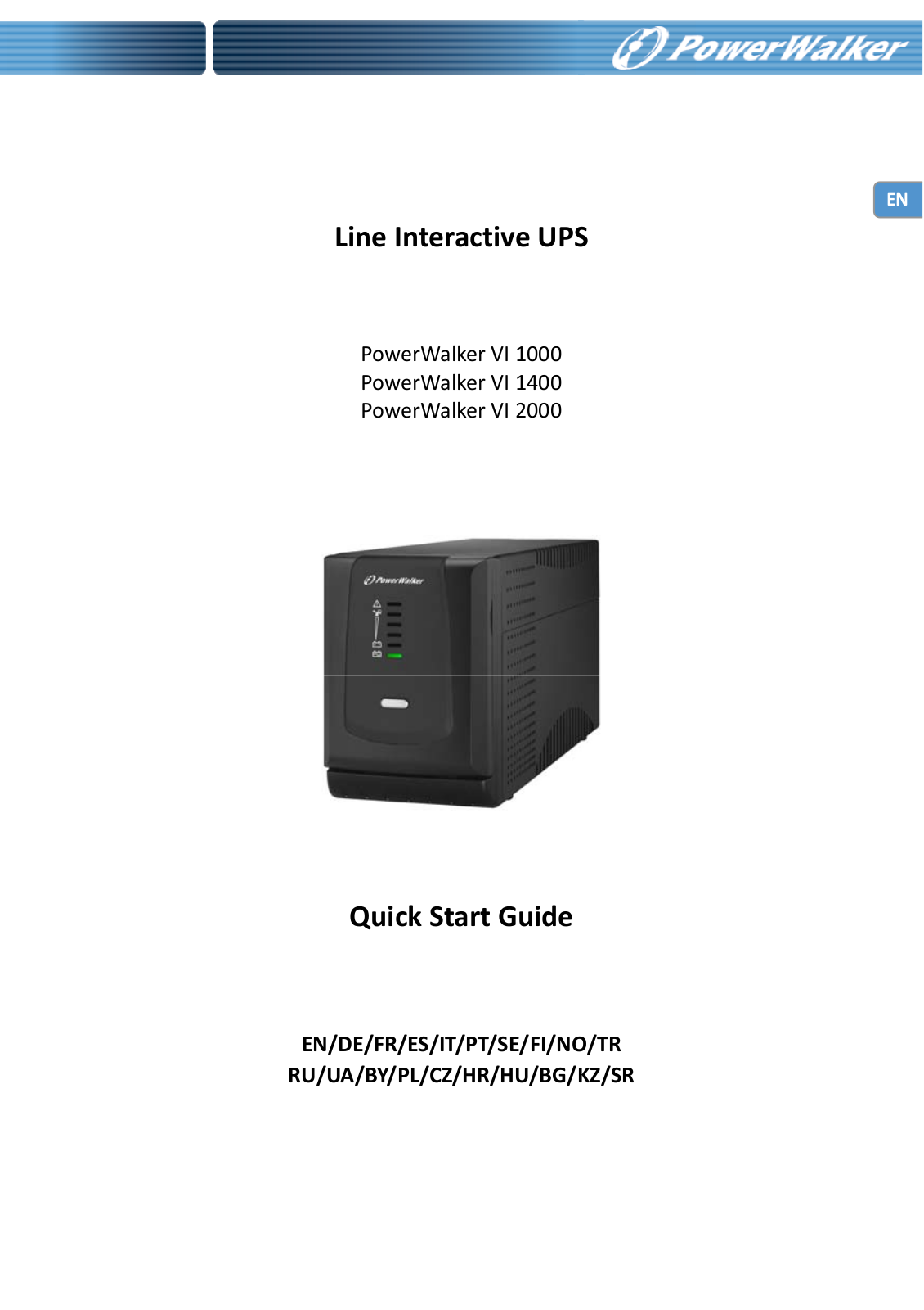 PowerWalker VI 1000 User Manual