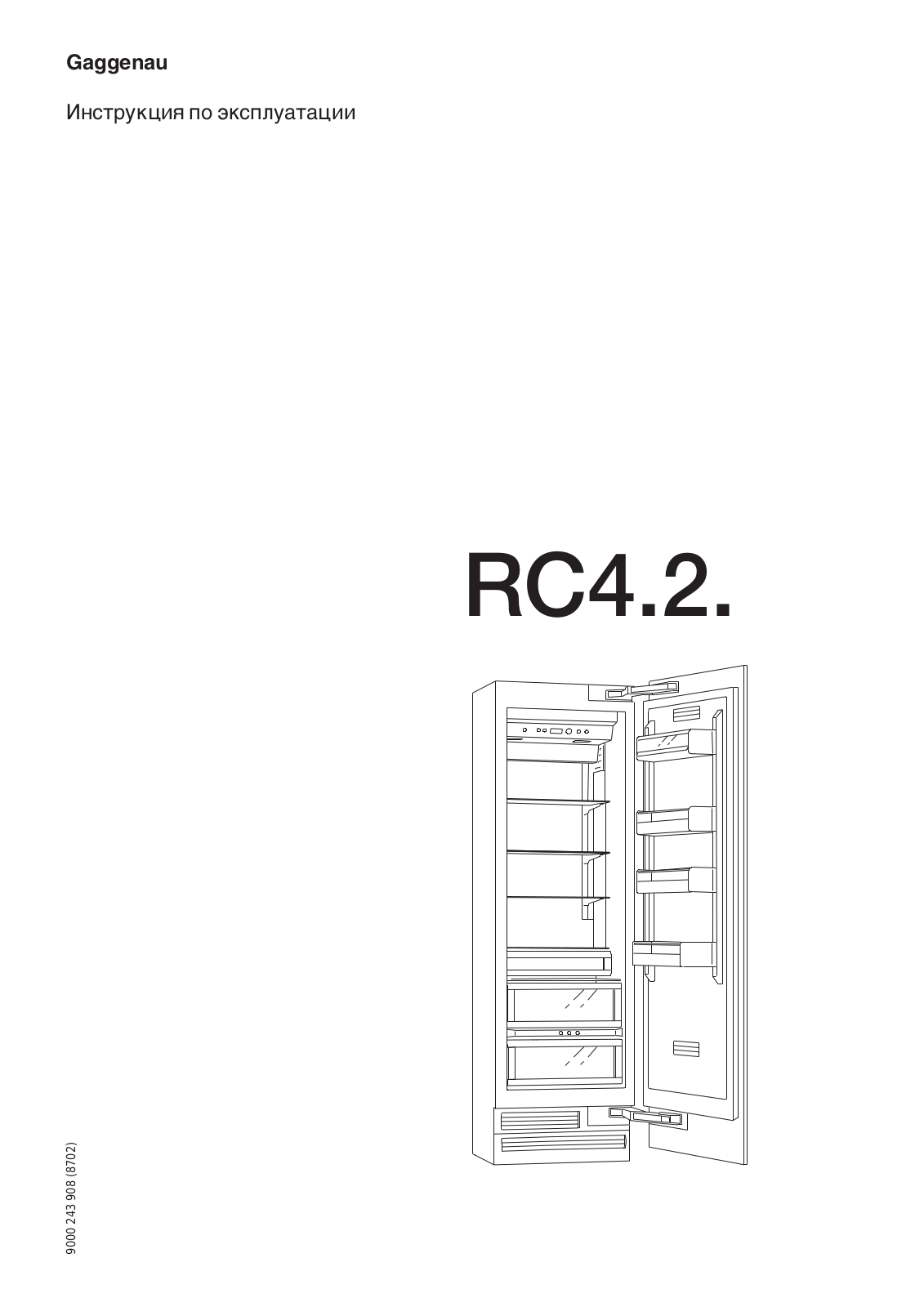 Gaggenau RC472200 User Manual