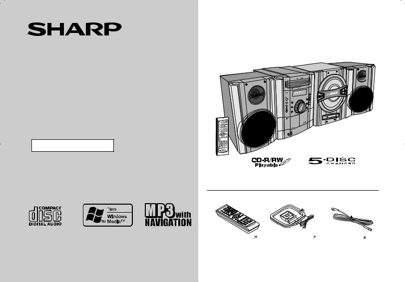 Sharp CD SW340 User Manual