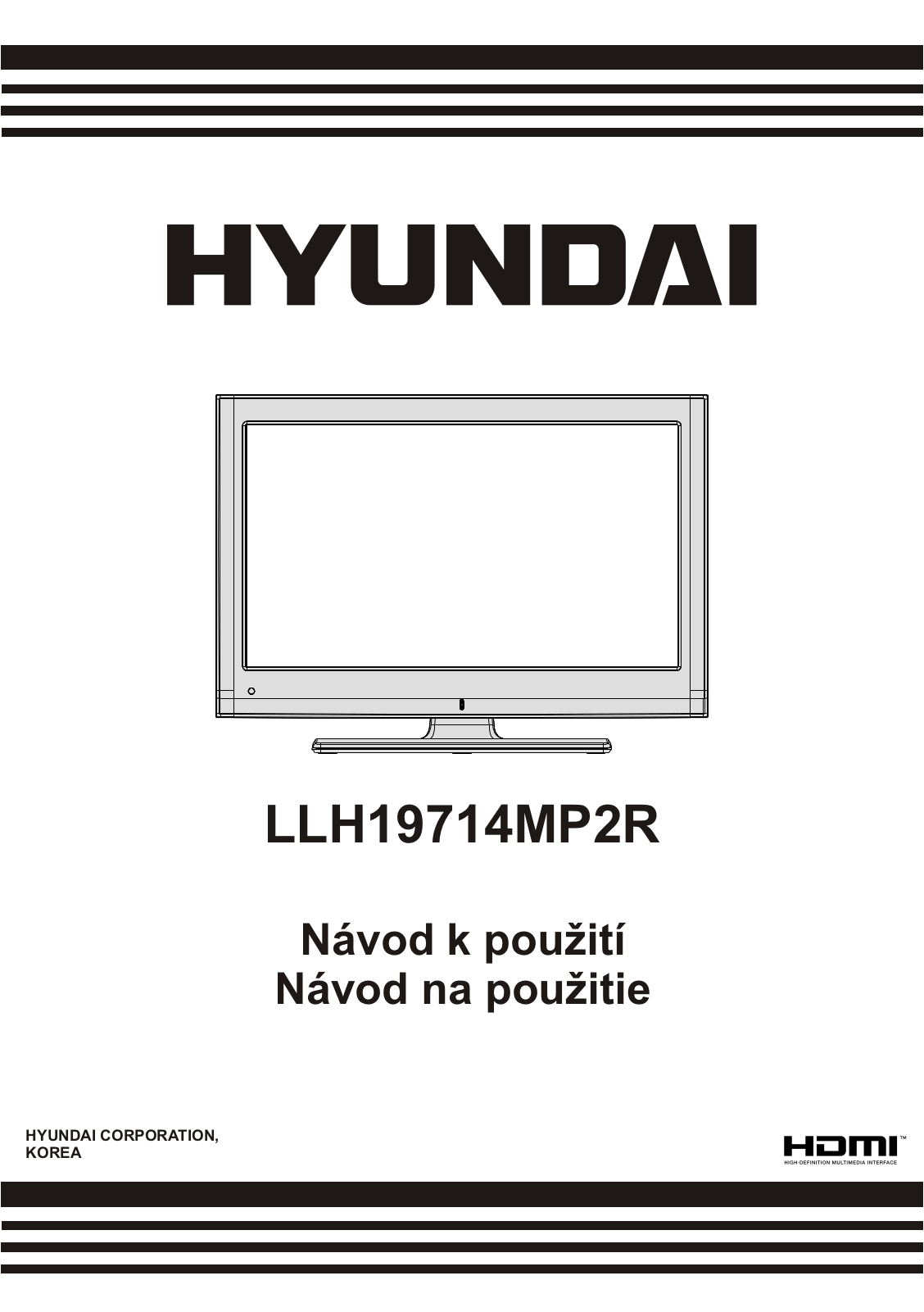 Hyundai LLH19714MP2R User Manual