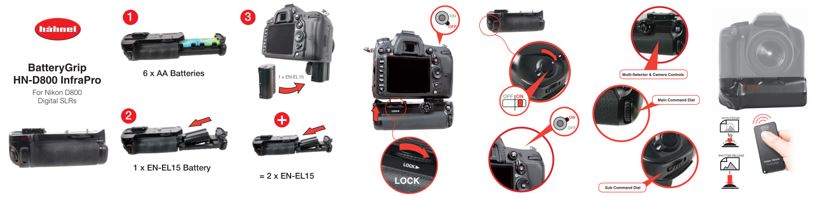 hahnel HL-HN-D800 User manual