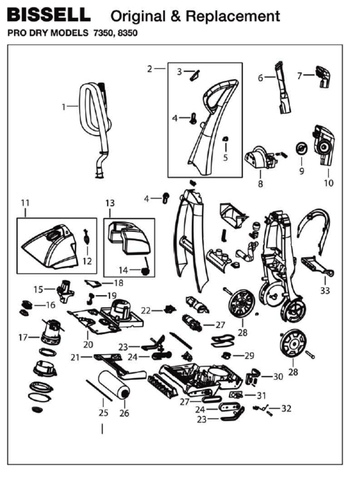 Bissell 7350 Product Data