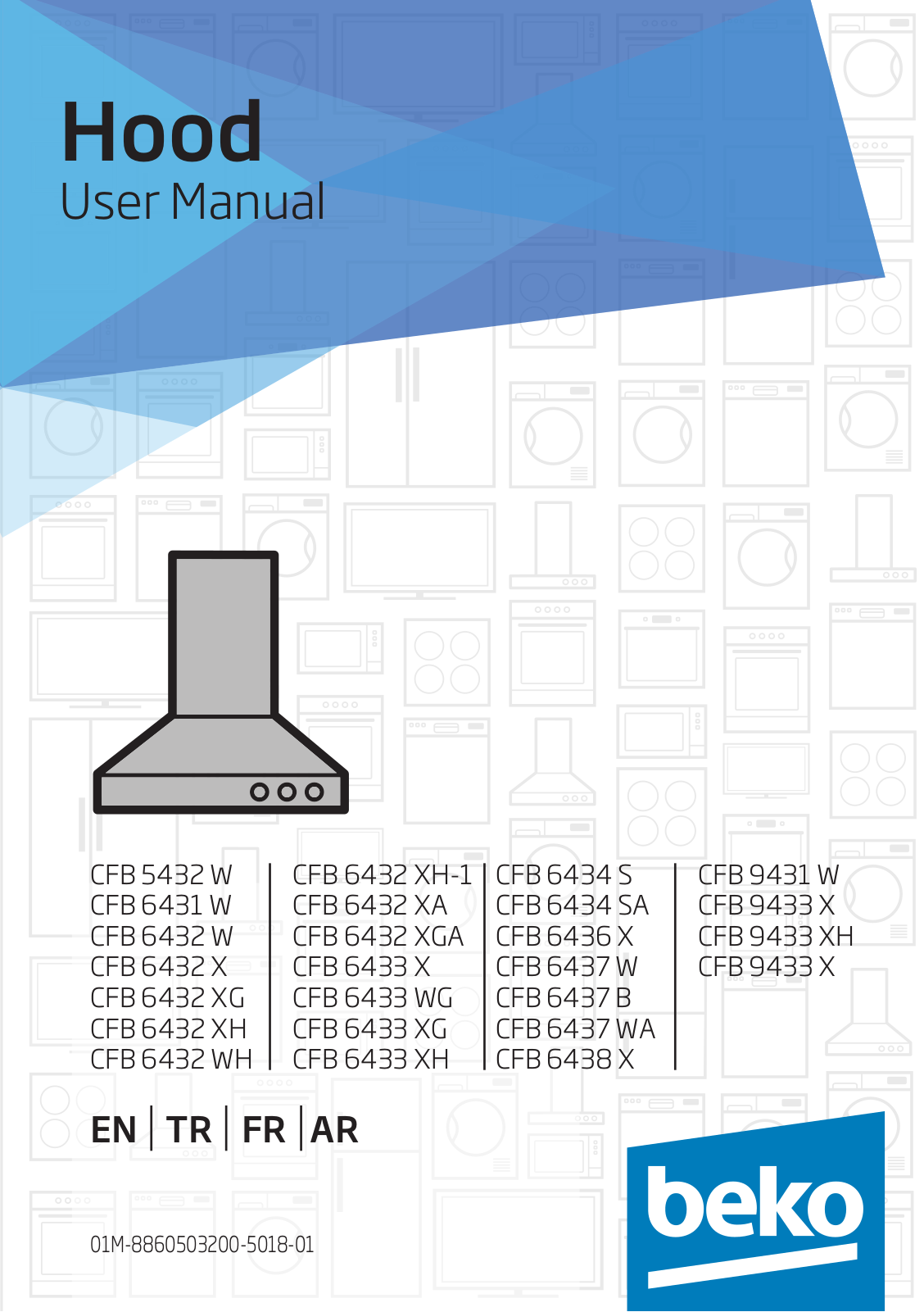 Beko CFB 6432 W, CFB 6432 X, CFB 6432 XG, CFB 6432 XH, CFB 6432 WH User manual