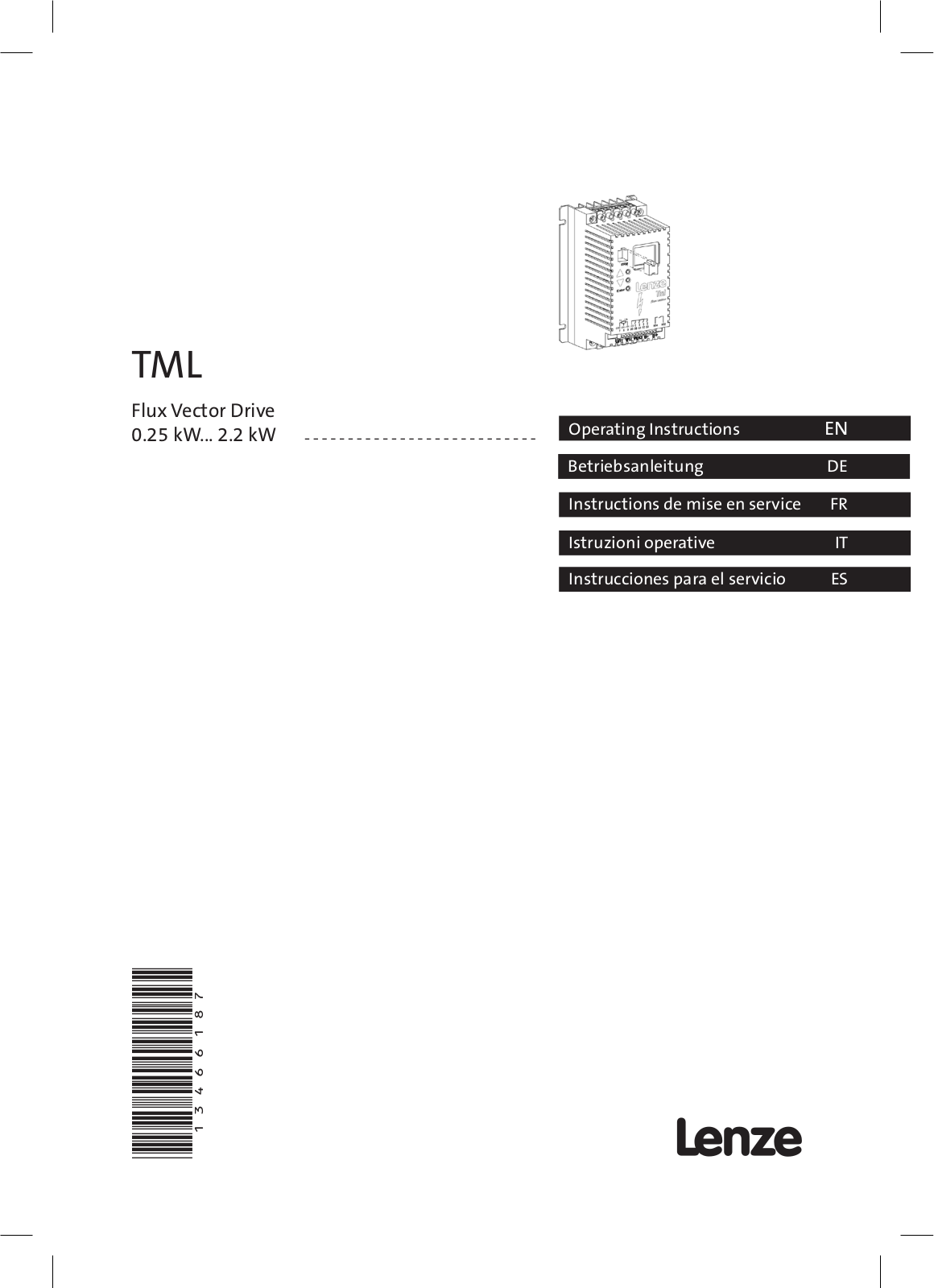 Lenze TML Flux Vector User Manual