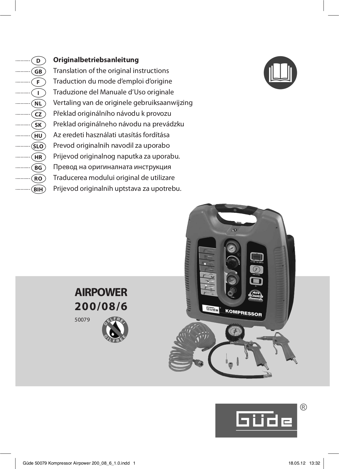 Güde 200-08-6 User Manual