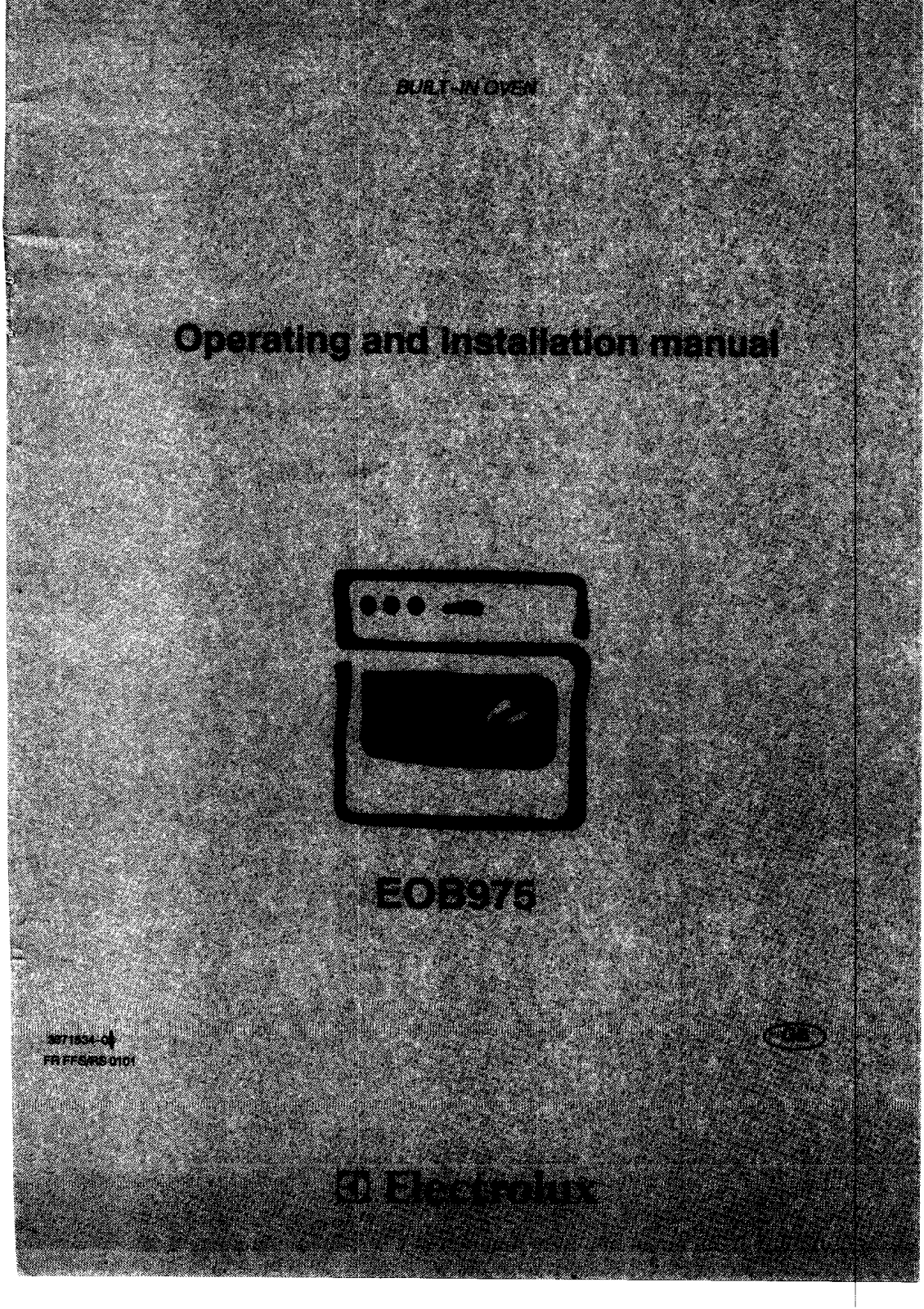 AEG-Electrolux EOB976X1, EOB975GR1, EOB975R1, EOB975BU1 User Manual