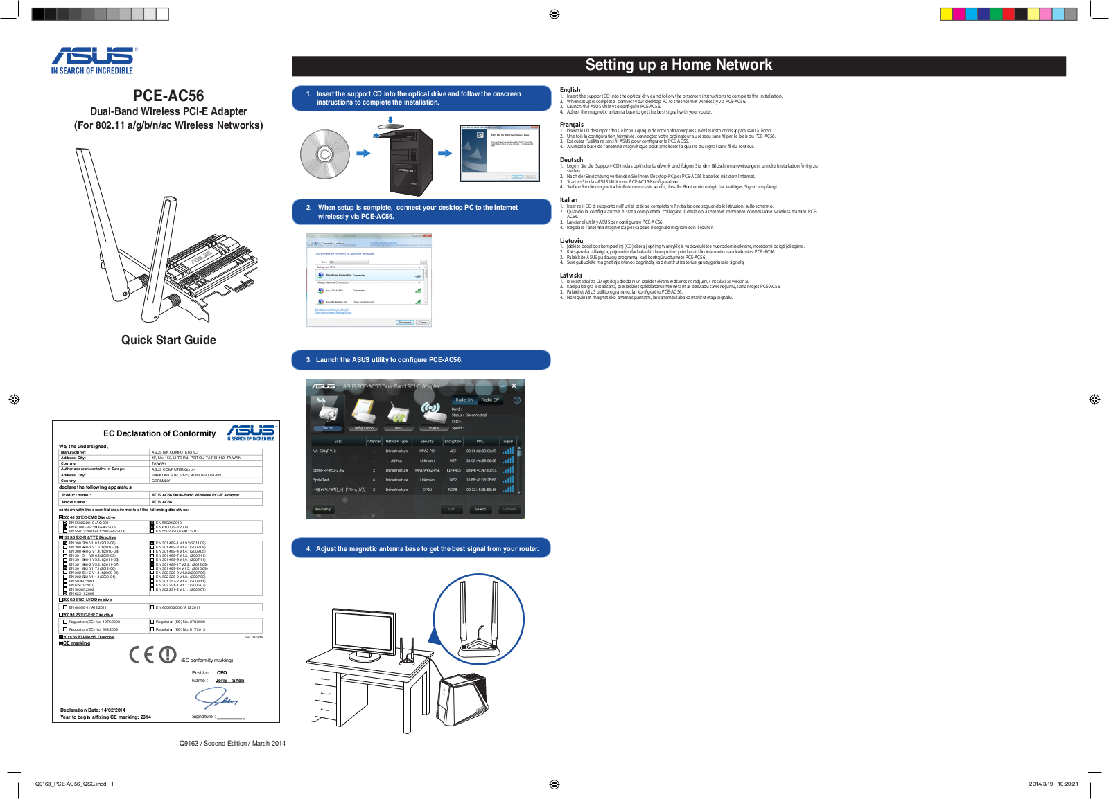 Asus PCE-AC56 User guide