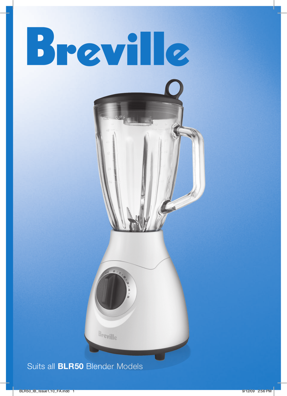 Breville BLR50 User Manual