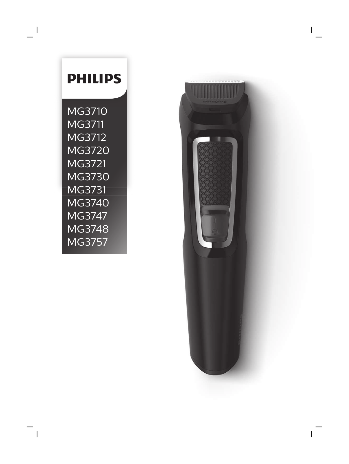 Philips MG3740 User Manual