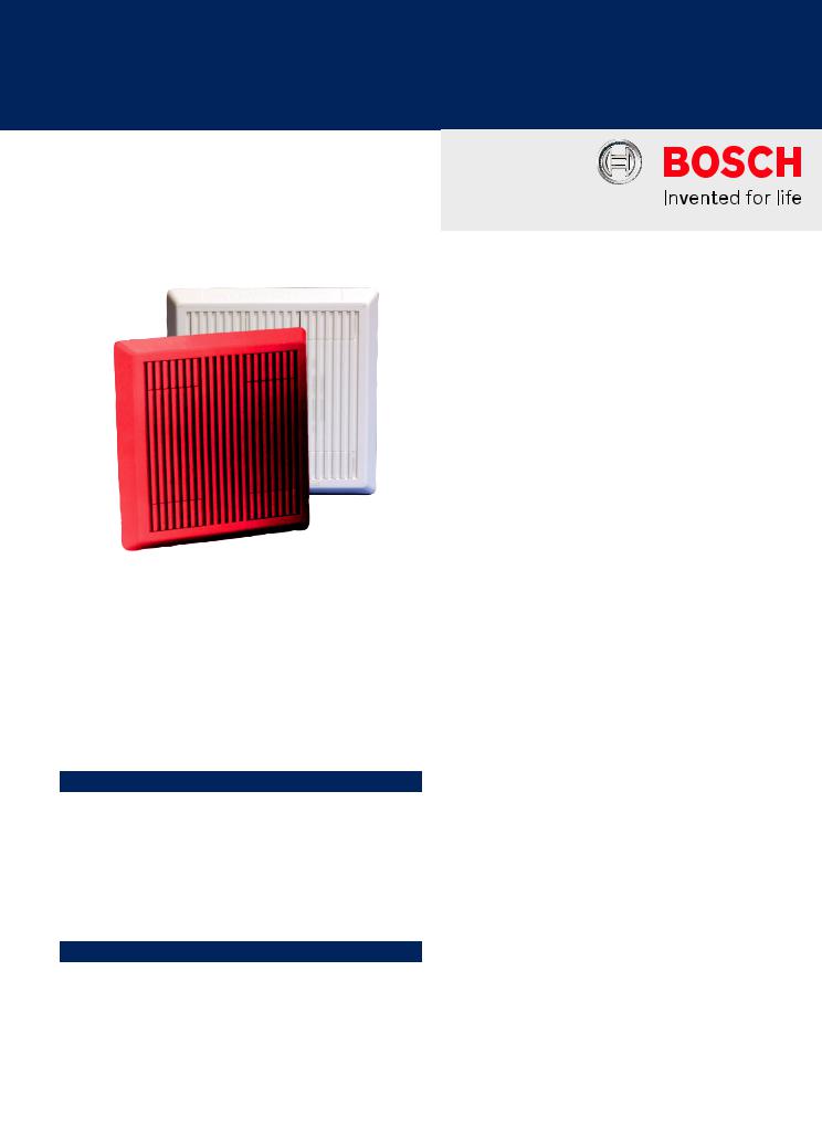 Bosch HS-24-W, HS-24-R Specsheet