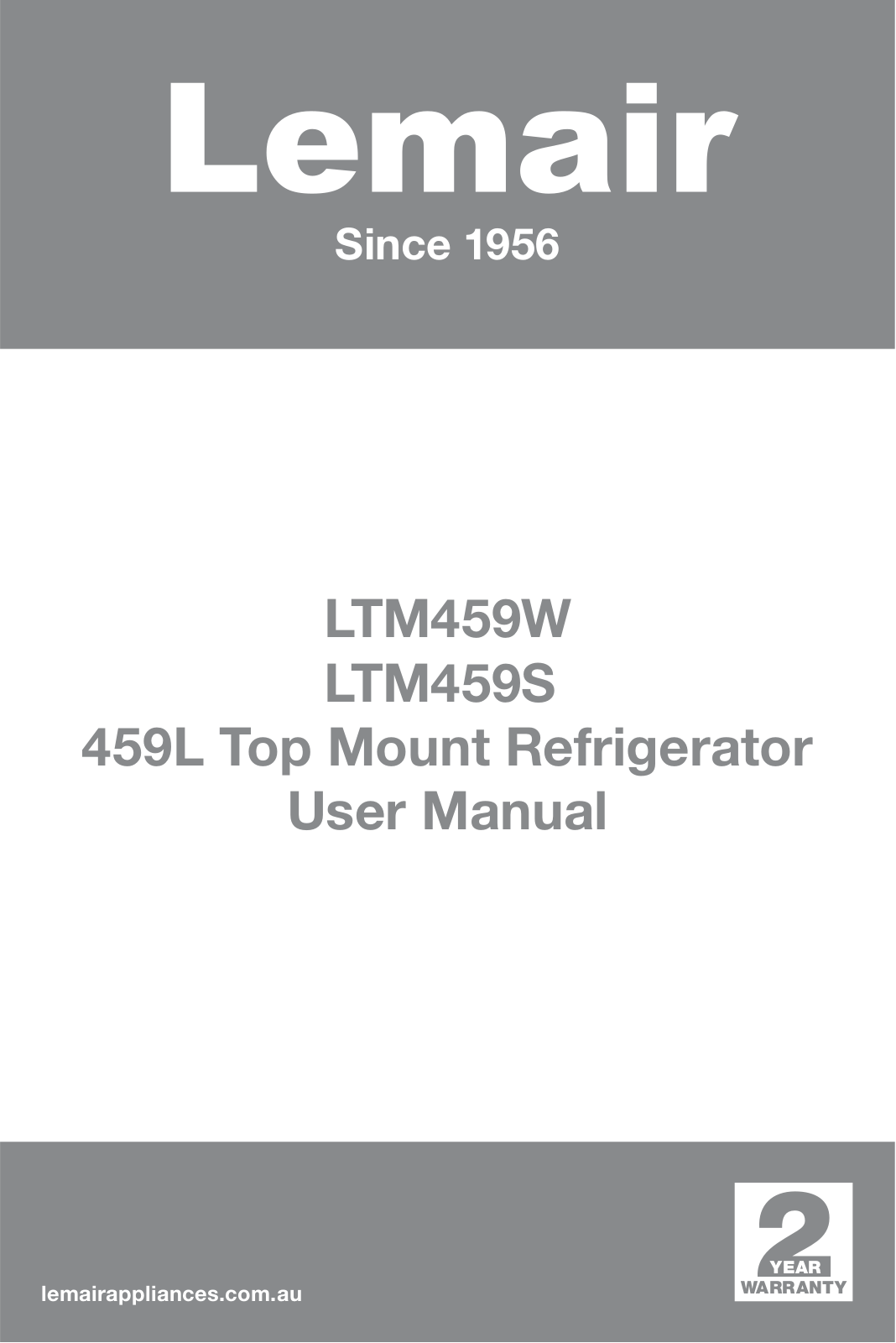 Lemair LTM459W User Manual