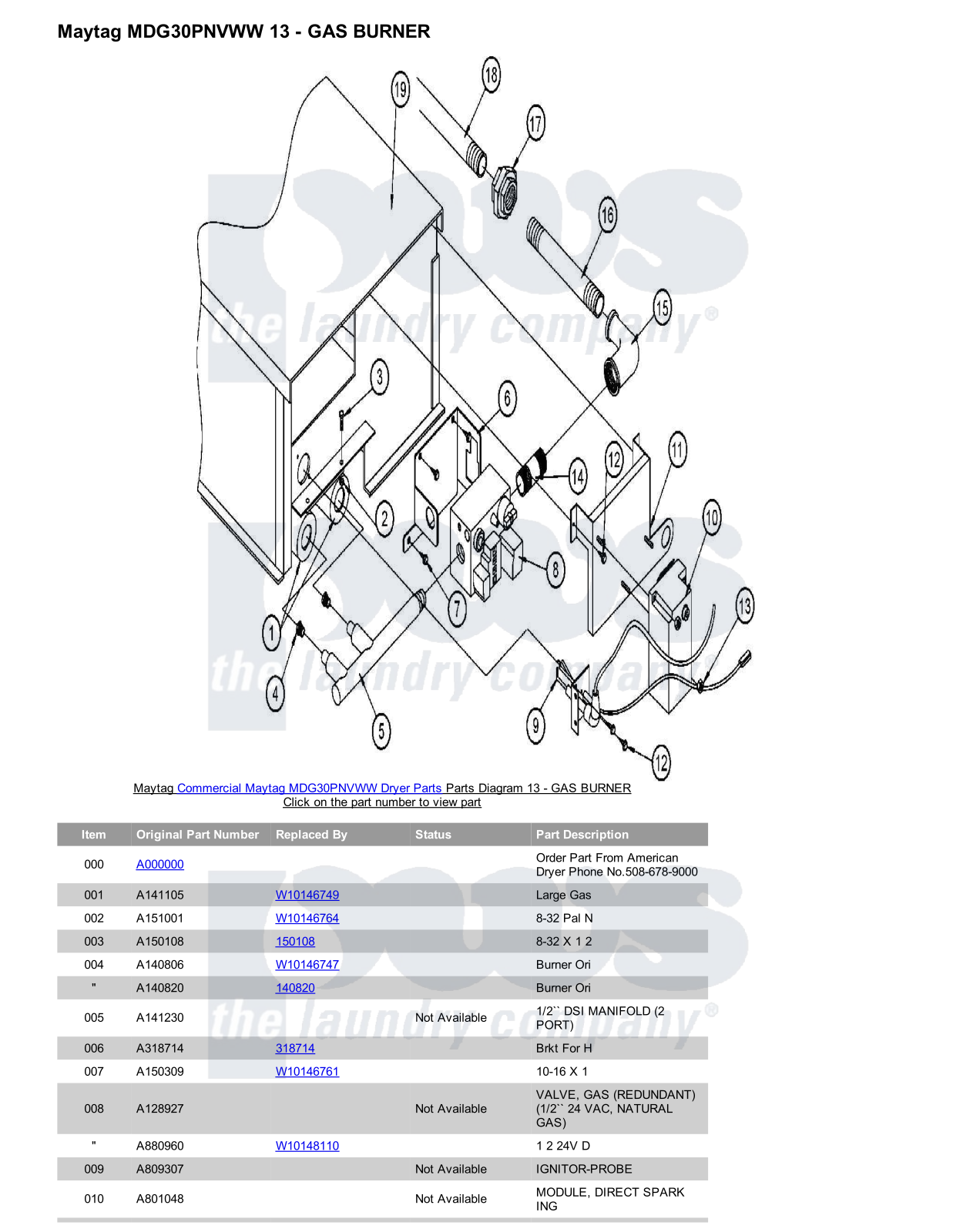 Maytag MDG30PNVWW Parts Diagram