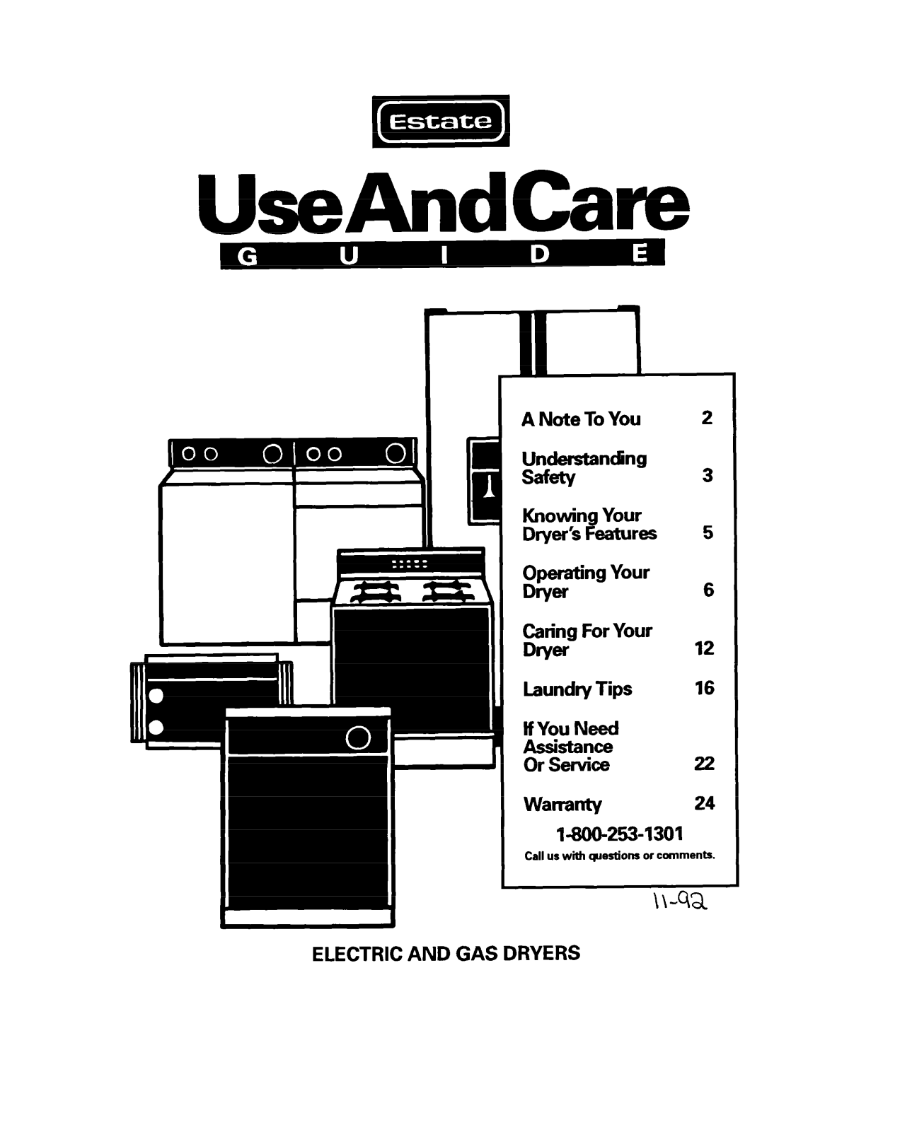 Estate Clothes Dryer User Manual - ManualMachine.com