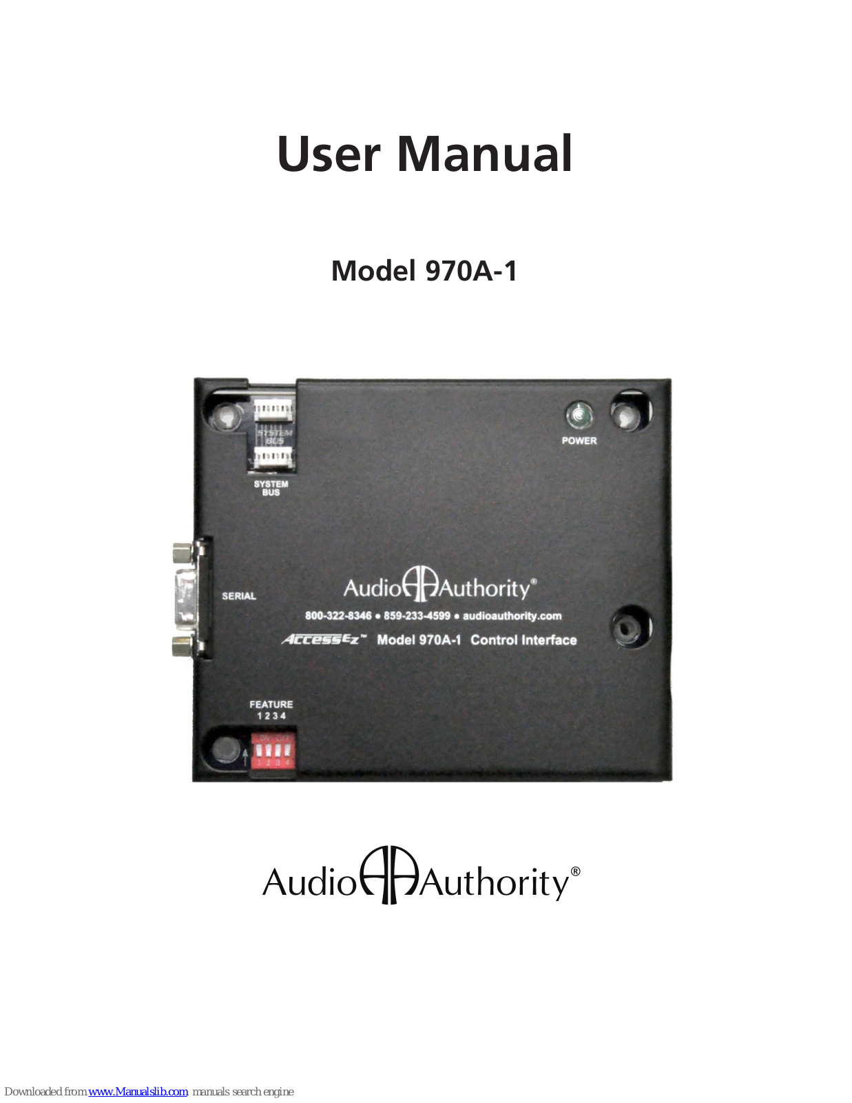 Audio Authority 970A-1 User Manual - ManualMachine.com