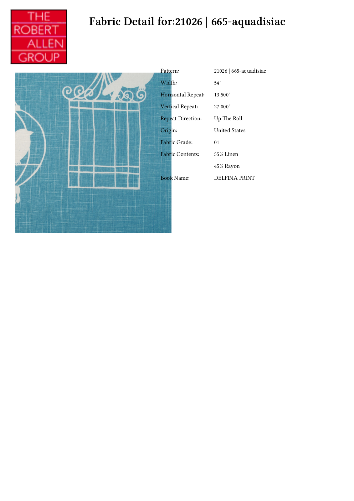 Duralee CRAL5165 Specifications - ManualMachine.com