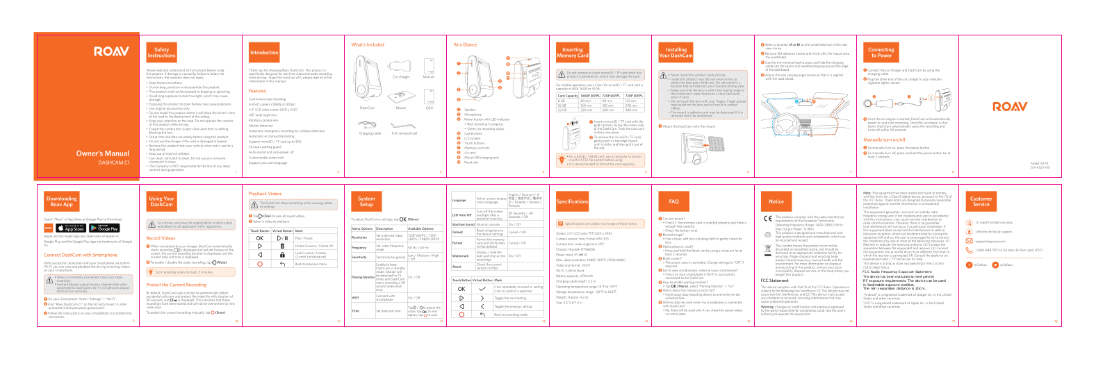 Roav R2110 User Manual