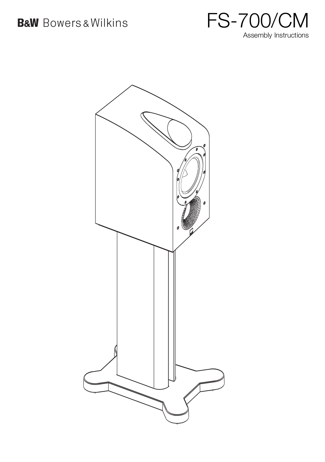 Bowers and Wilkins FS-700-CM Owners manual