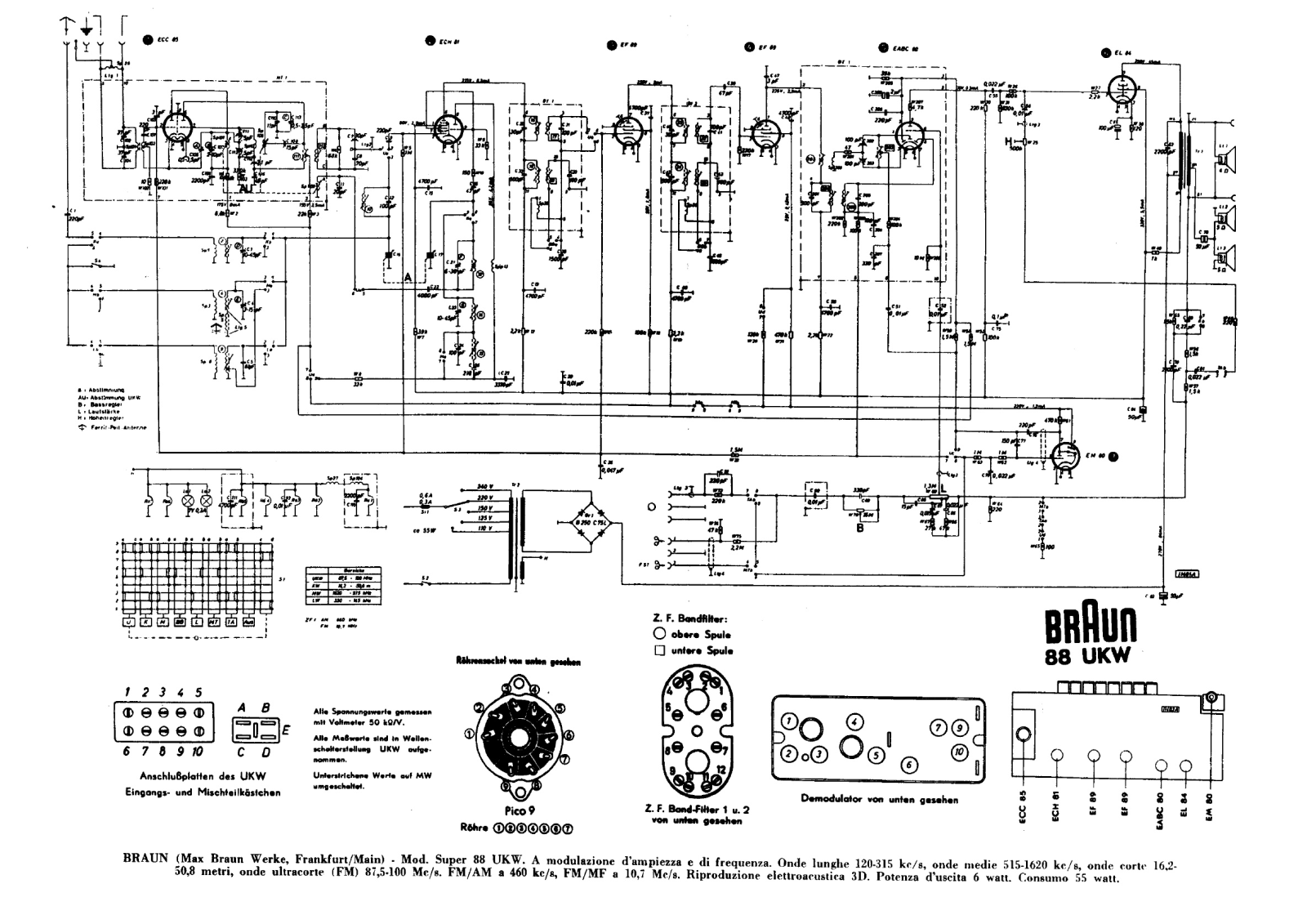 Braun super 88ukw schematic