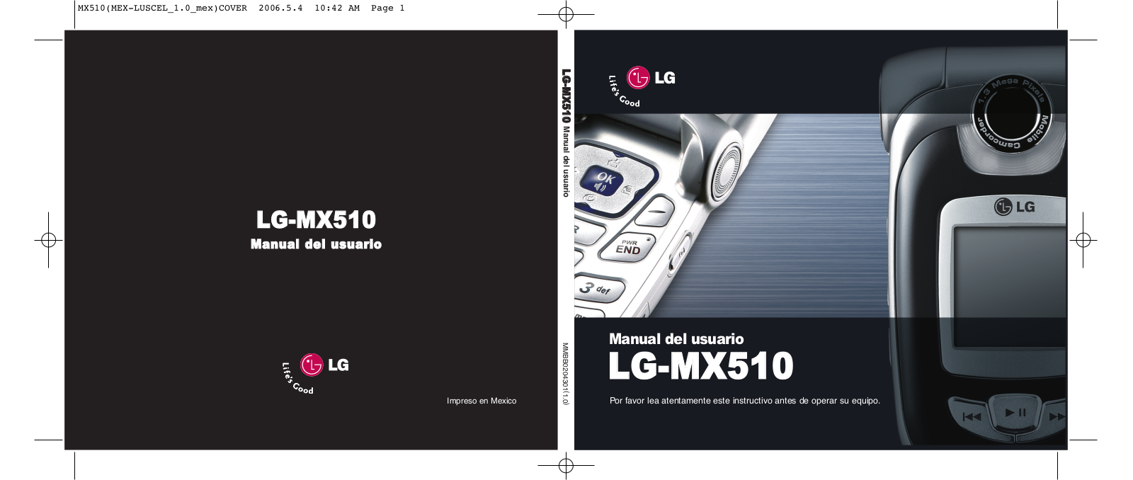 LG LGMX510 Owner's Manual