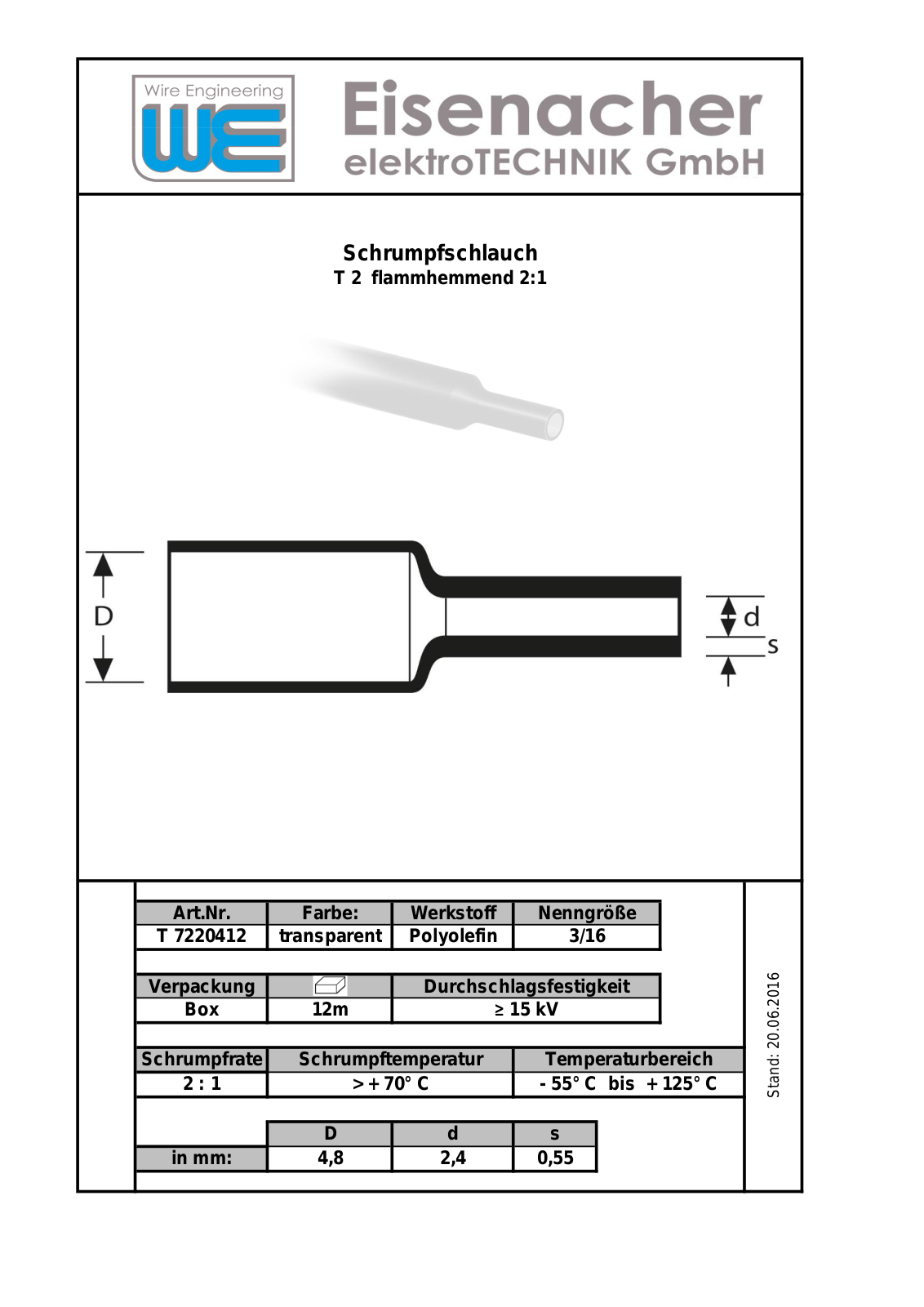 Datasheet SDB 4,8 TR Datasheet (FREI) - ManualMachine.com