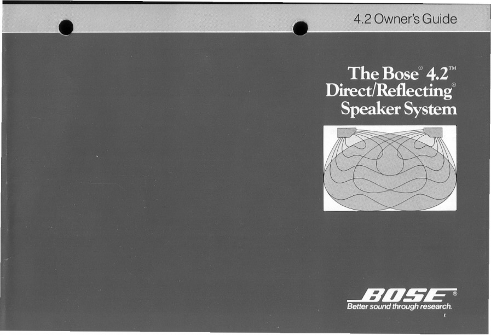 Bose 4.2 Owner Manual