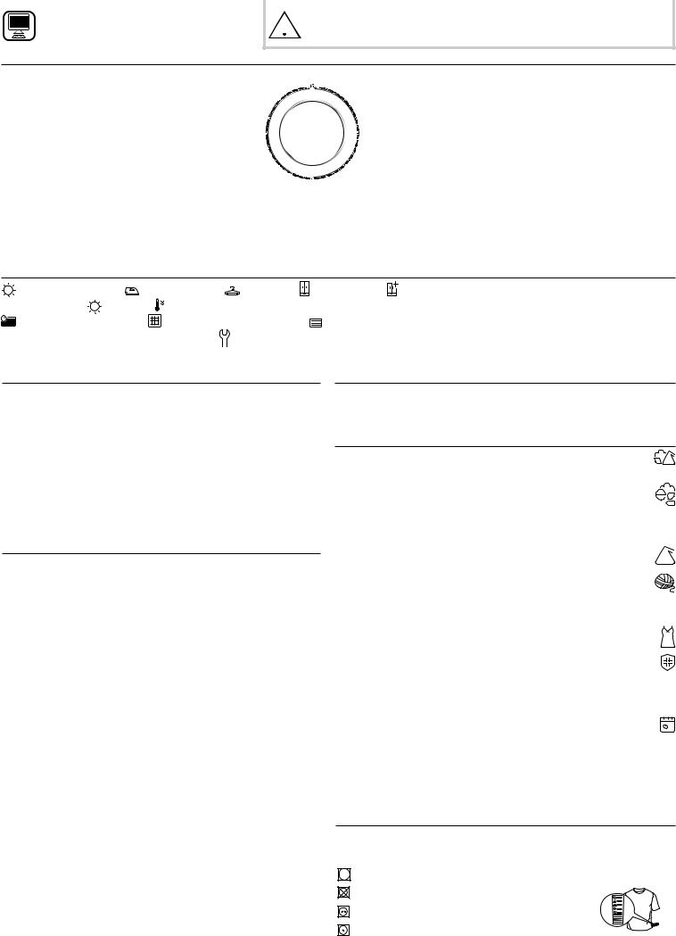 HOTPOINT/ARISTON NT M10 81 FR Daily Reference Guide