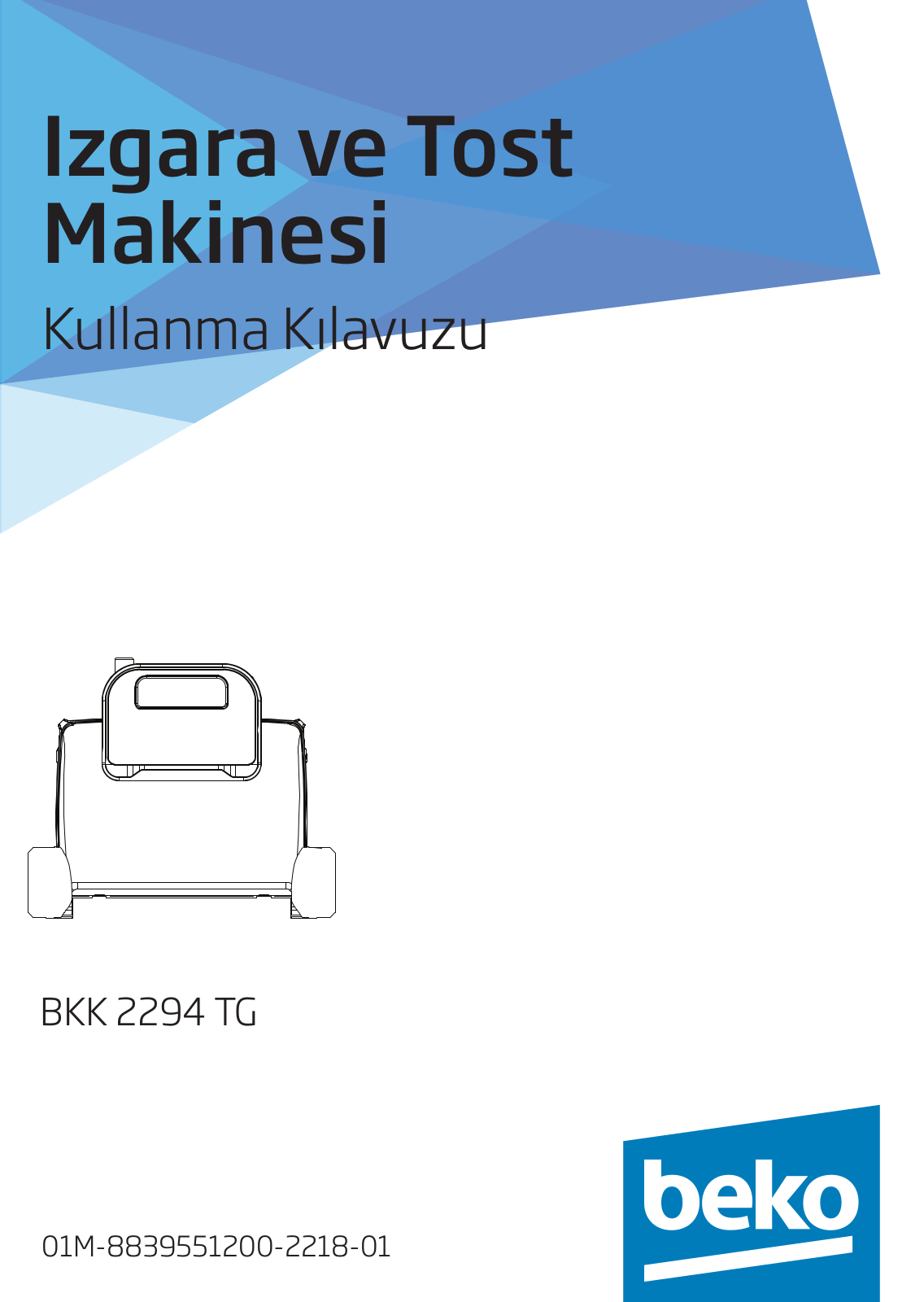 Beko BKK 2294 TG User manual