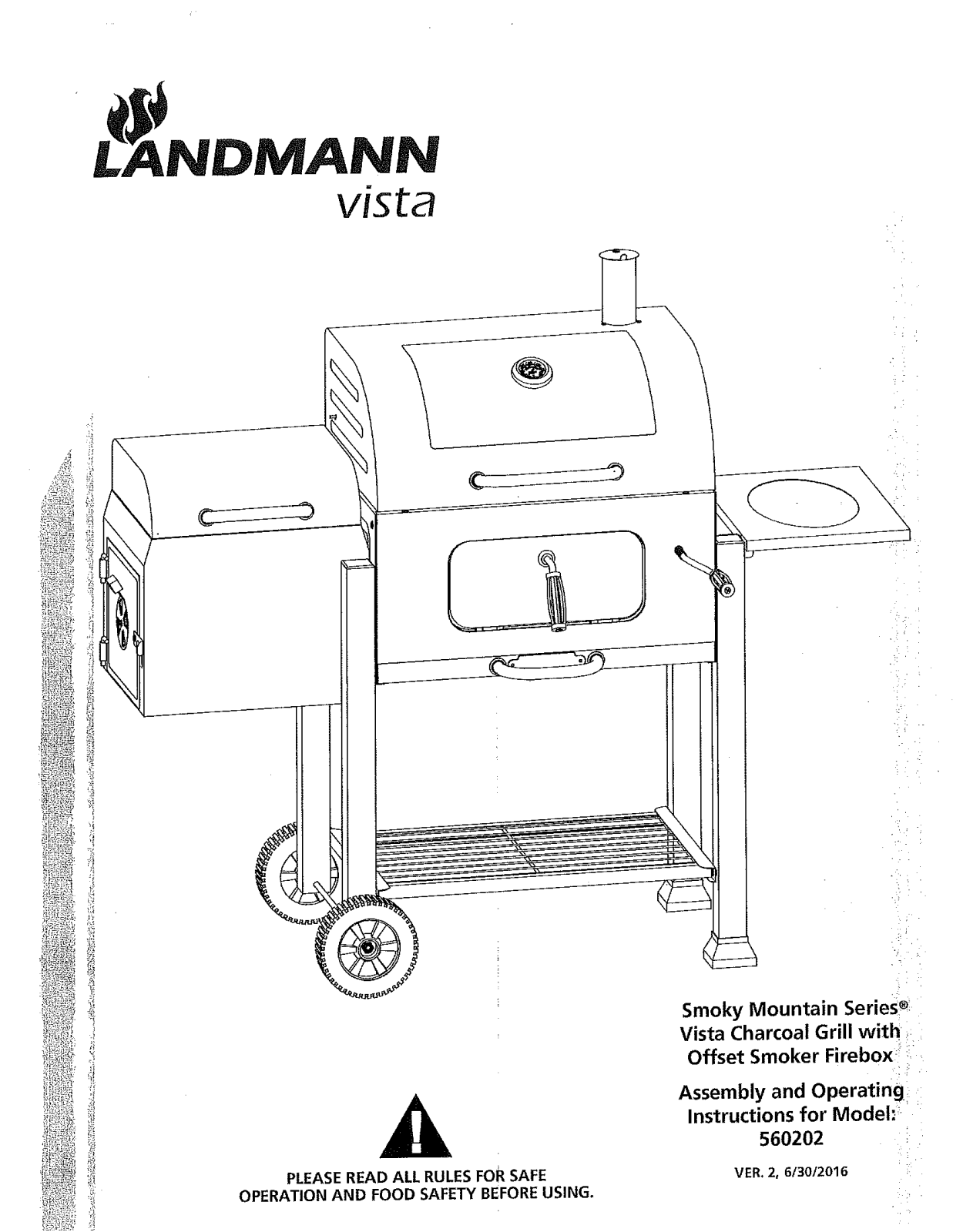 Landmann 560202 Installation Manual