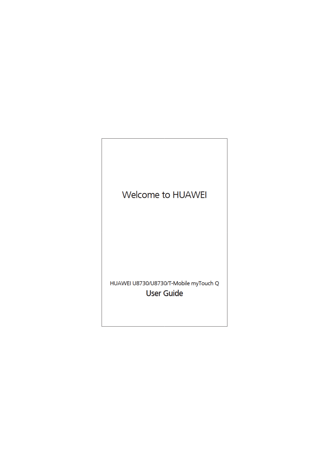 Huawei U8730 User Manual