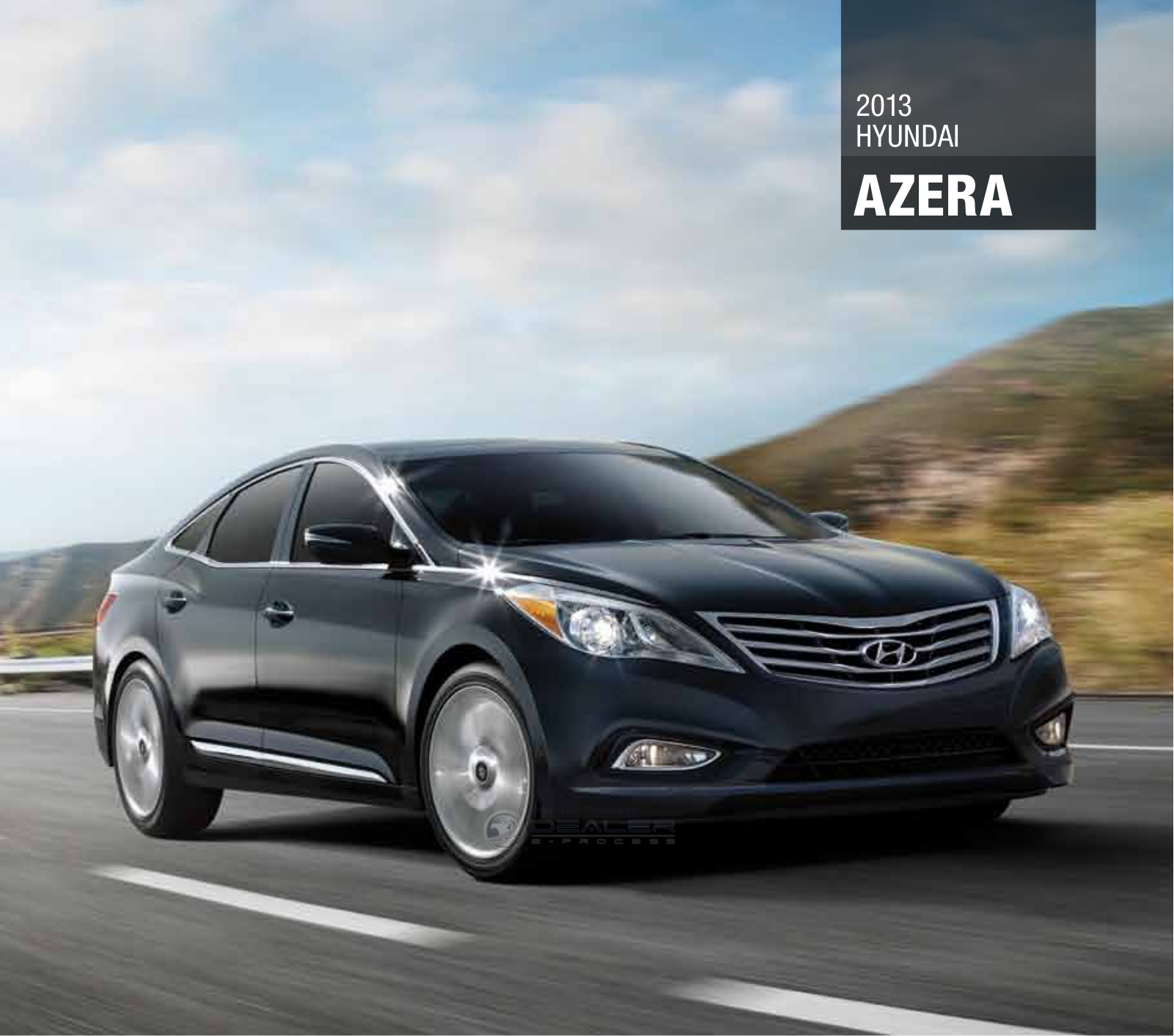 Hyundai Azera 2013 Owner's Manual