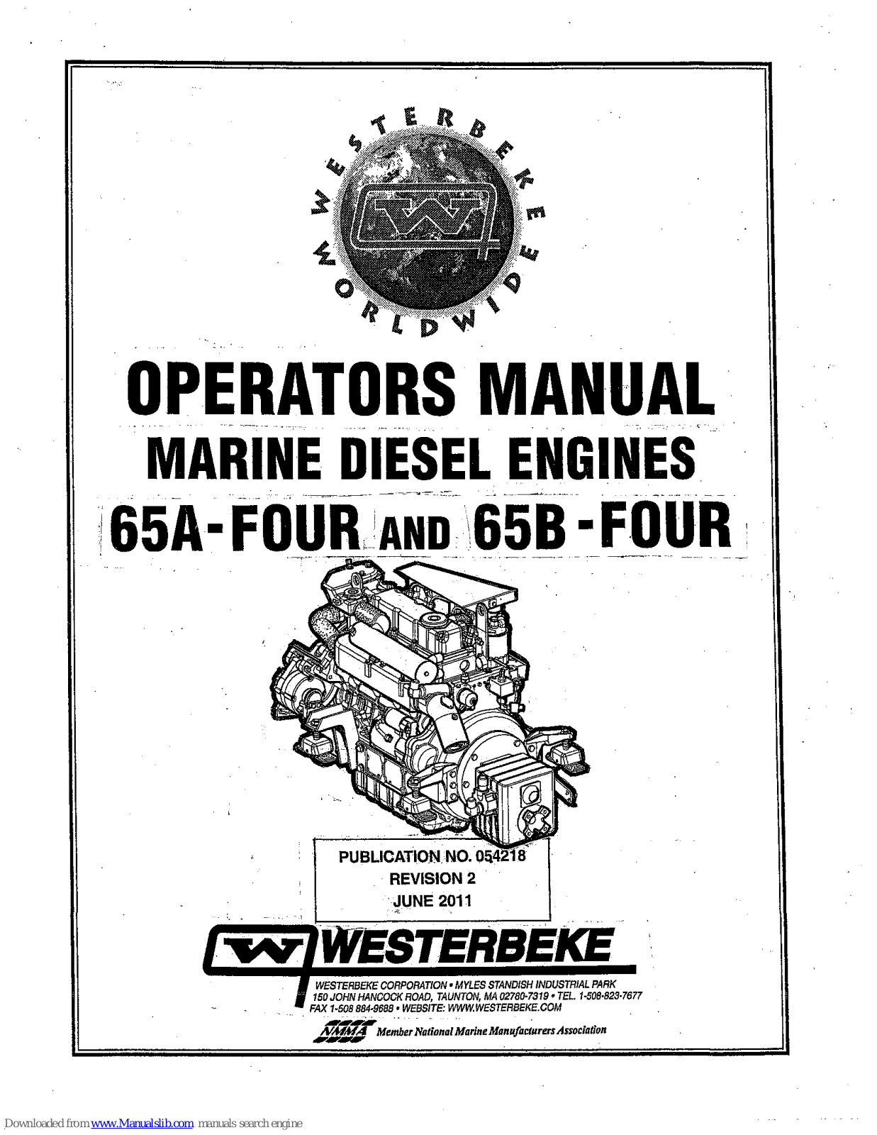 Westerbeke 65A-FOUR, 65B-FOUR Operator's Manual - ManualMachine.com