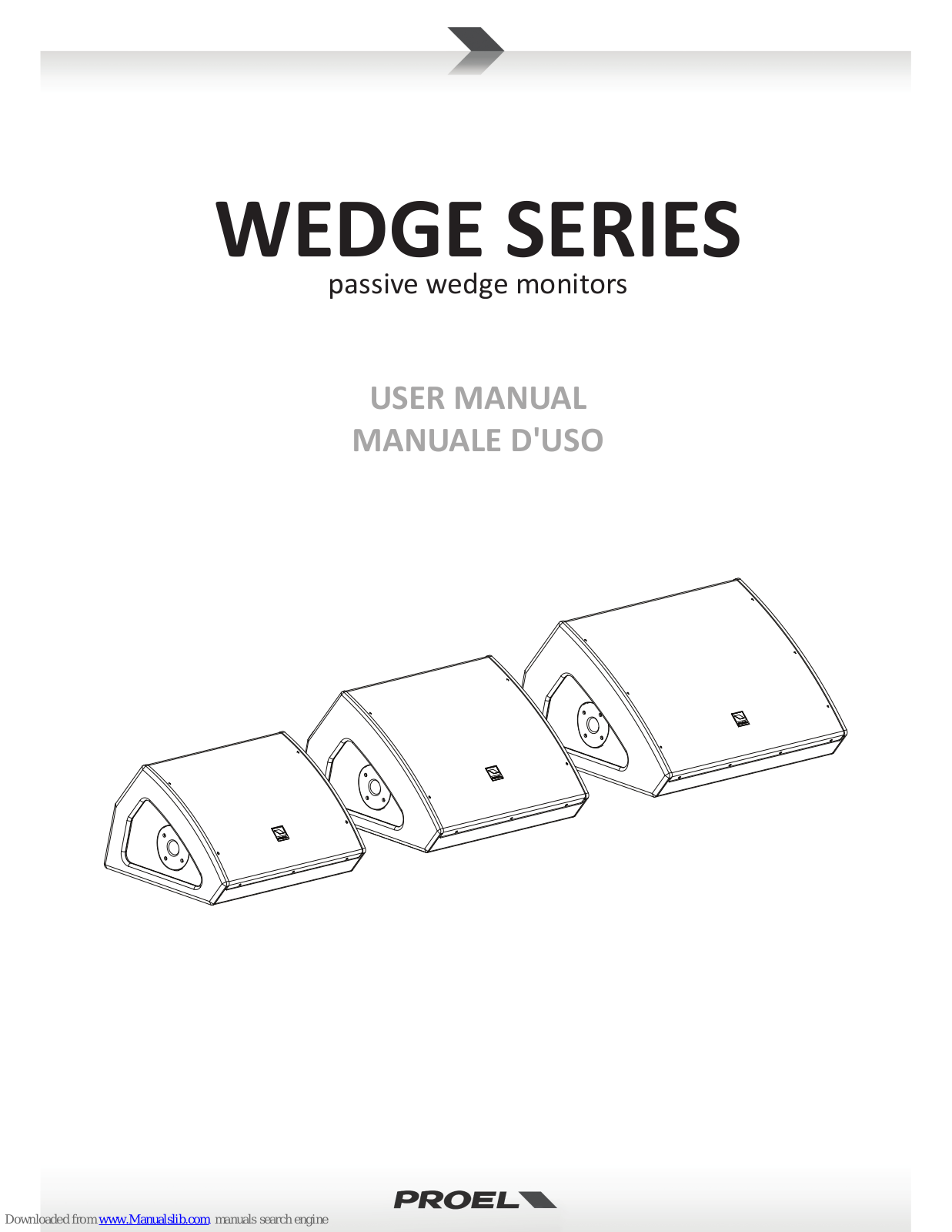 PROEL WD10P, WD12P, WD15P User Manual