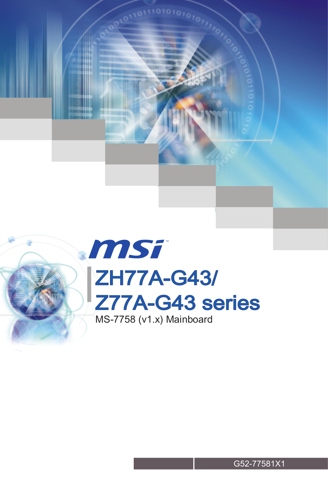 MSI ZH77A-G43 User Manual