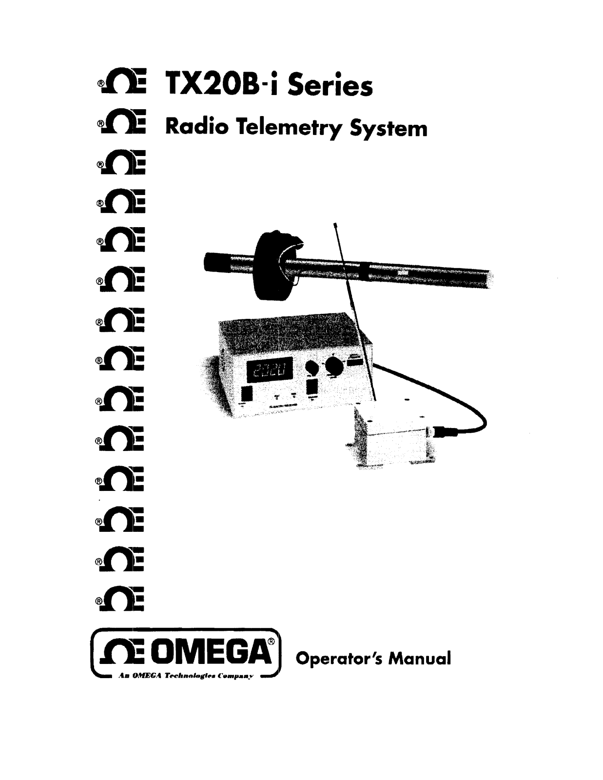 Omega Products TX20B-i-E1 Installation  Manual