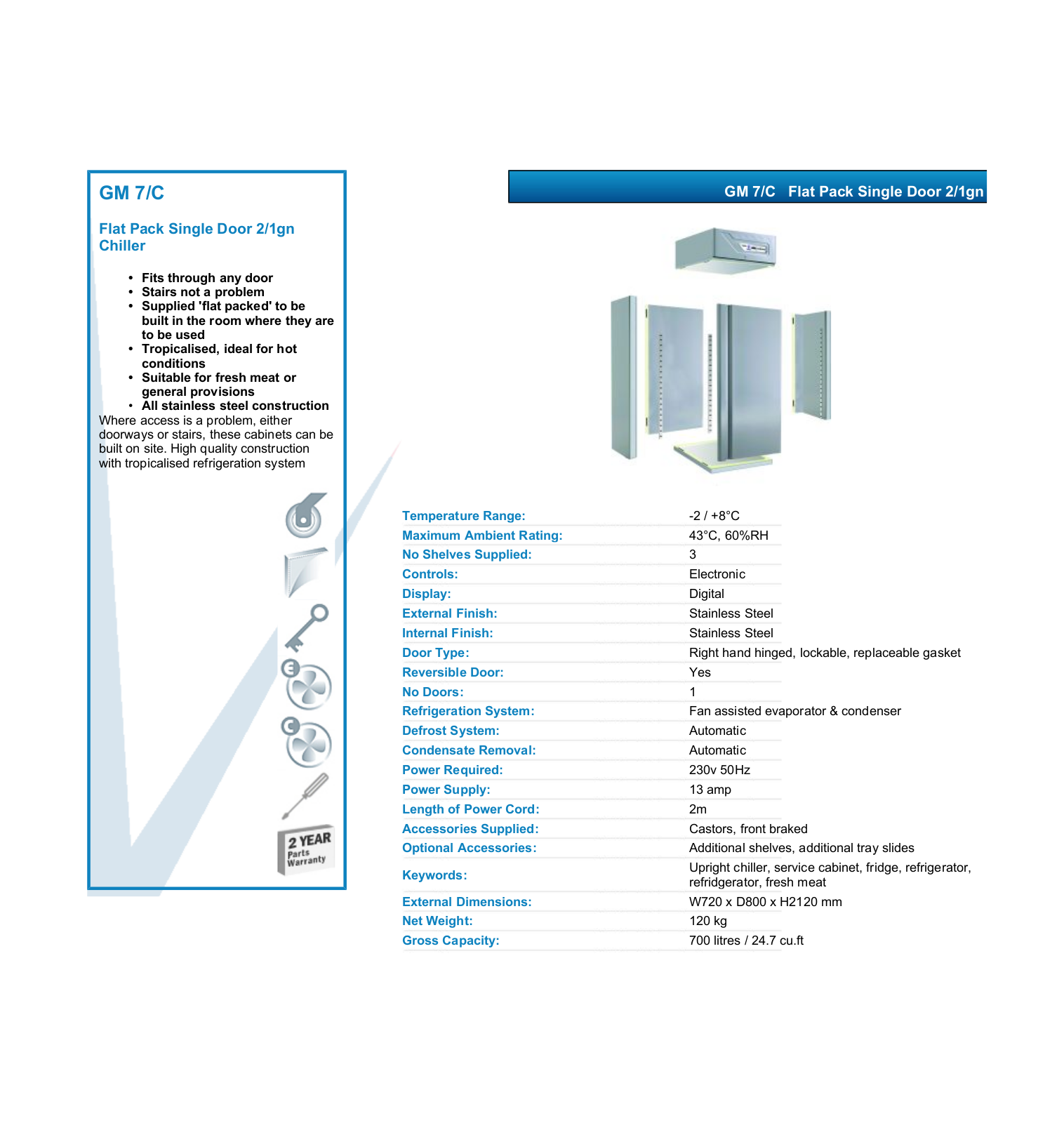 Valera GM 7-C DATASHEET