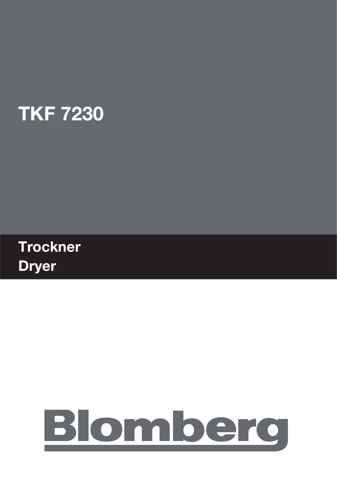 Blomberg TKF 7320 User Manual