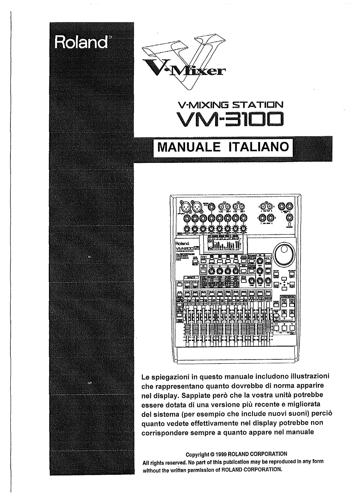 Roland VM-3100 MIDI IMPLEMENTATION