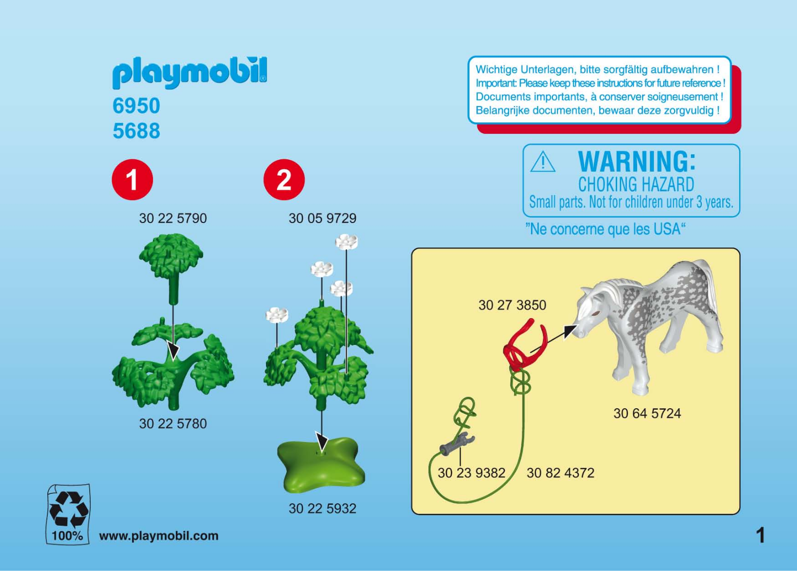 Playmobil 5688 Instructions