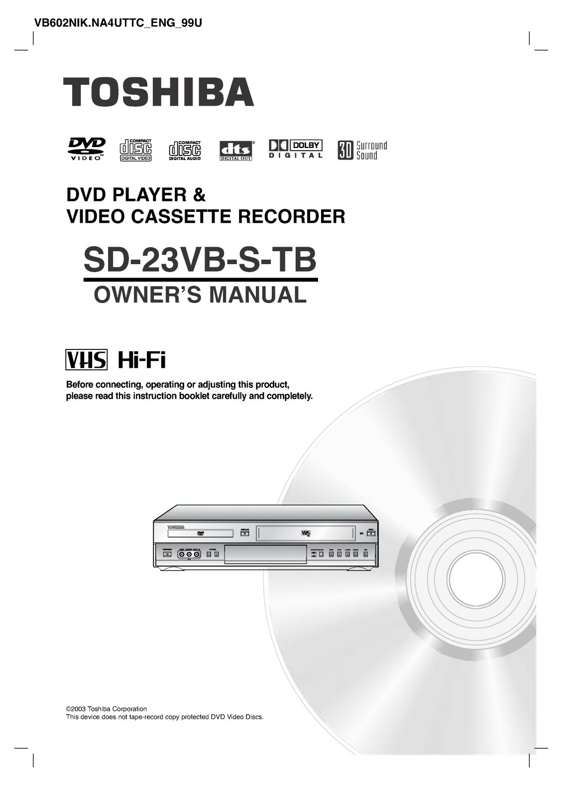 LG SD-23VB-S-TB User Manual