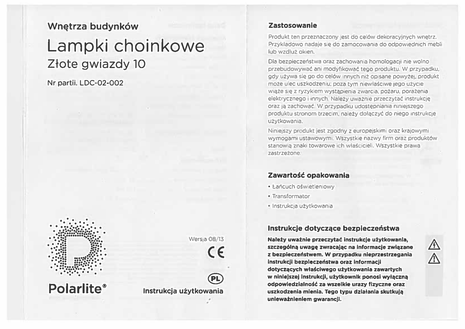 Polarlite LDC-02-002 User guide