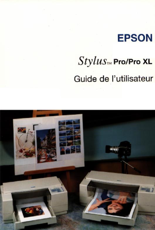 EPSON STYLUS PRO XL User Manual