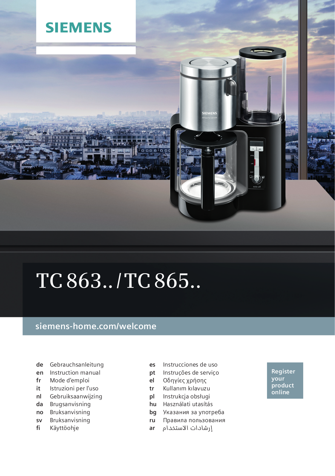 Siemens TC863 User Guide