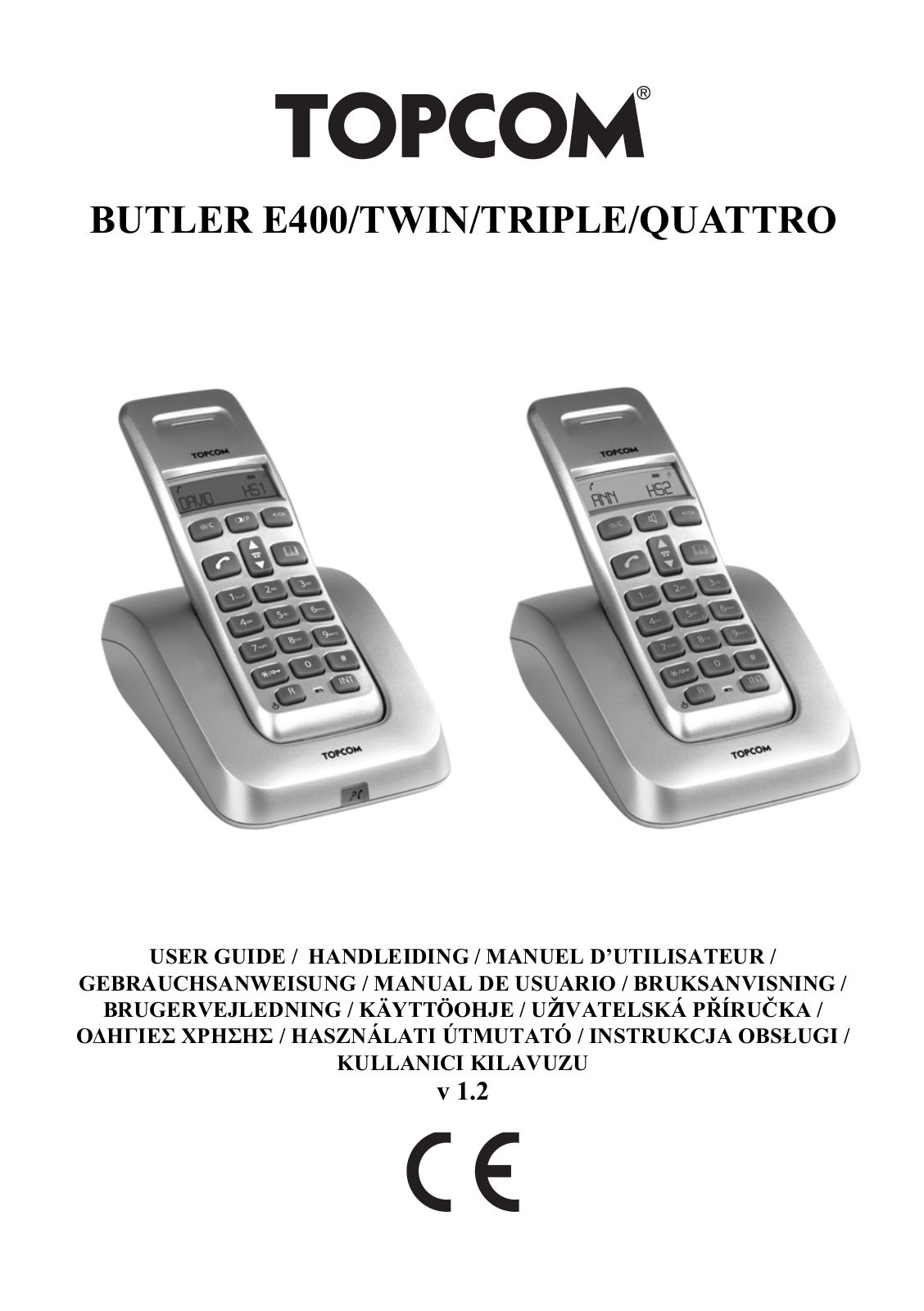 Topcom Butler E400 User Manual