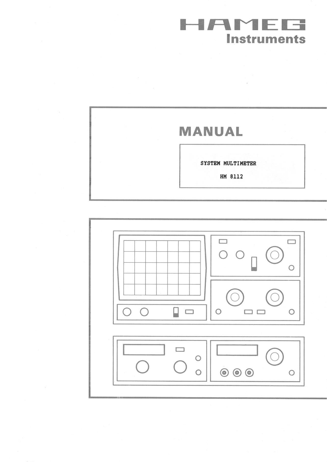 HAMEG HM8112 User Guide