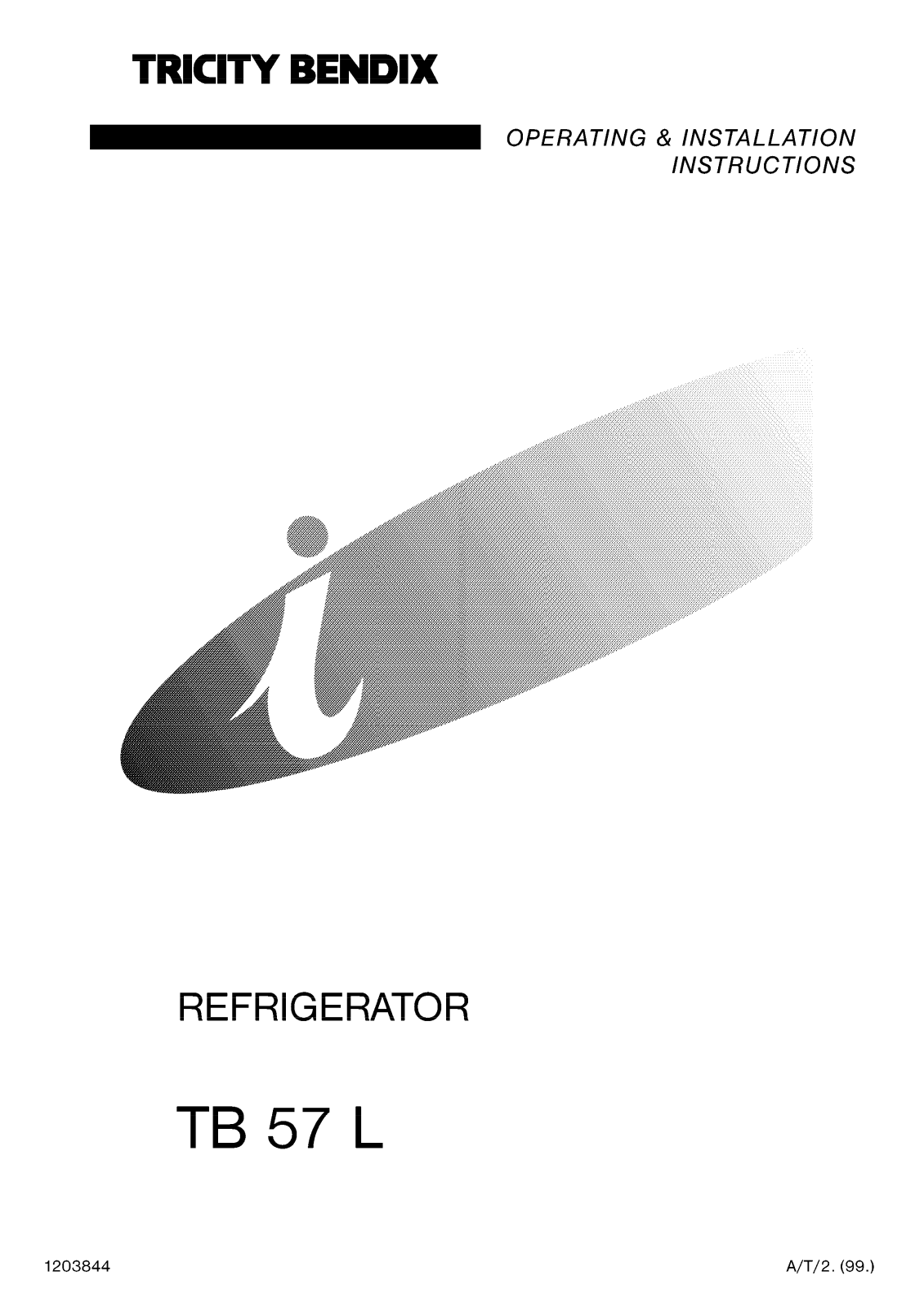 Tricity Bendix TB 57 L User Manual